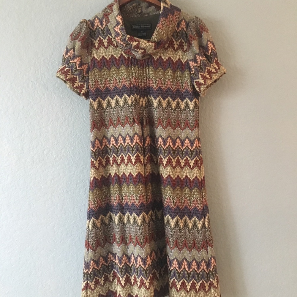 Retro woven dress